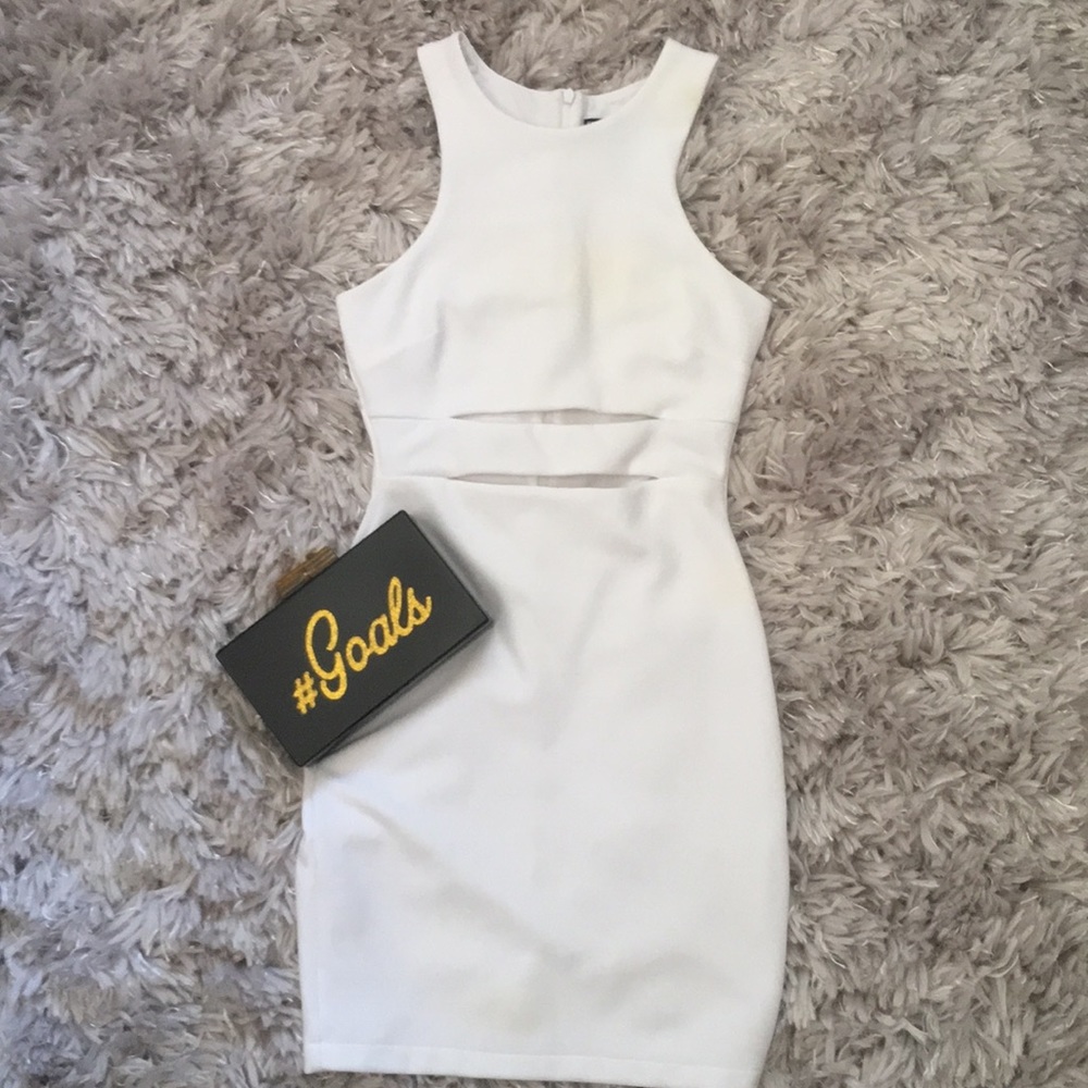 Nookie Top Gun Dress in White